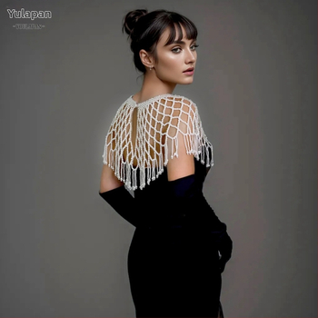 Youlapan Sg47 ekspordi rasketööstuse Han-dünastia pilveõla aksessuaarid helmestega cheongsam väljalõigatud pärlitega tutiga lühikeste õlasallidega