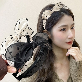 Κορδέλα μαλλιών με φιόγκο από εργοστάσιο Outlet, νέα κορδέλα μαλλιών για πλύσιμο, απλή ιδιοσυγκρασία, πιεσμένη δέσμη μαλλιών, φουρκέτα, σπασμένη φουρκέτα, καπέλο