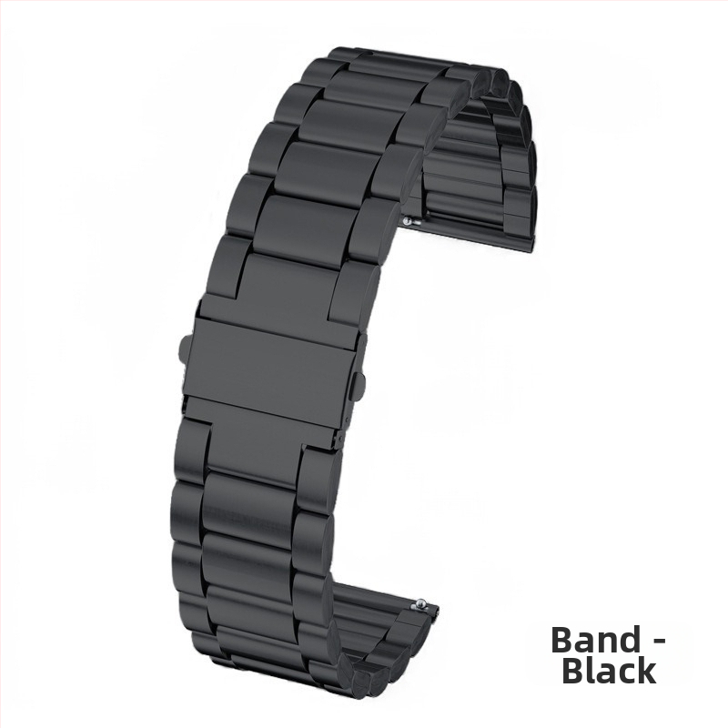 Apple iWatch órához, három gyöngyös, tömör okosóra szíjjal, S10, Huawei GT5, Samsung acélszíjjal