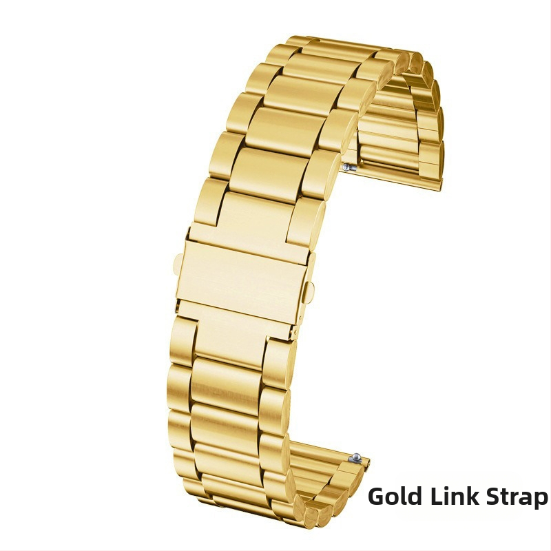 Apple iWatch órához, három gyöngyös, tömör okosóra szíjjal, S10, Huawei GT5, Samsung acélszíjjal