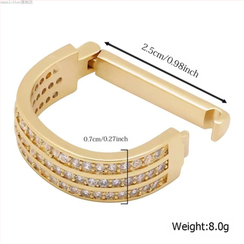 Anglia grófjának Trace Möbius csokornyakkendő gallércsat háromsoros vízgyémánt mintás nyakkendő luxus divatos könnyű luxus gallércsat nagykereskedelem