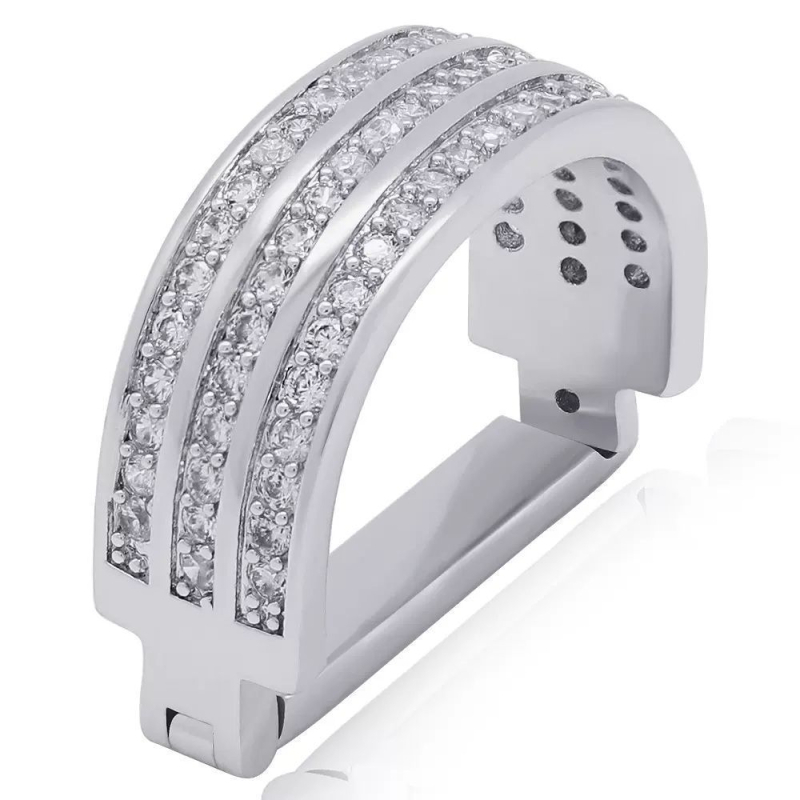 Anglia grófjának Trace Möbius csokornyakkendő gallércsat háromsoros vízgyémánt mintás nyakkendő luxus divatos könnyű luxus gallércsat nagykereskedelem