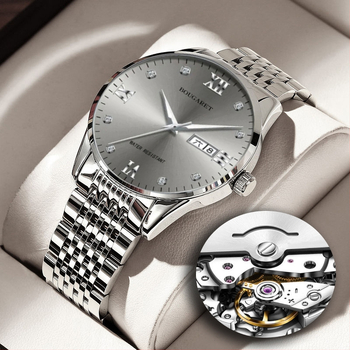 Bujialei TikTok γρήγορο χέρι, αδιάβροχο, φωτεινό ημερολόγιο, κορεάτικο στιλ, ψεύτικο αντιμηχανικό ρολόι, νέο ανδρικό ρολόι