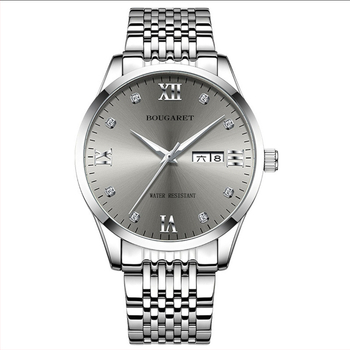 Bujialei TikTok γρήγορο χέρι, αδιάβροχο, φωτεινό ημερολόγιο, κορεάτικο στιλ, ψεύτικο αντιμηχανικό ρολόι, νέο ανδρικό ρολόι