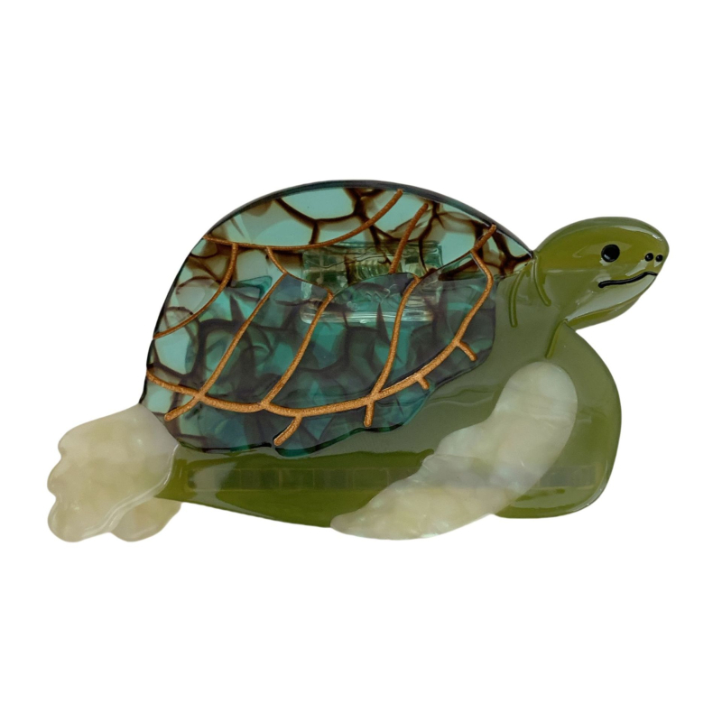 Koreai stílusú új érkezésű tengeri állat tengeri teknős ecetsavas hajfogó egyszerű személyiség minden mérkőzésű cápacsatos hajkiegészítők nőknek