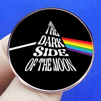 Hold sötét arcú bross Rock Band zenei album Freud jelvénytű fémötvözet jelvény kiegészítők