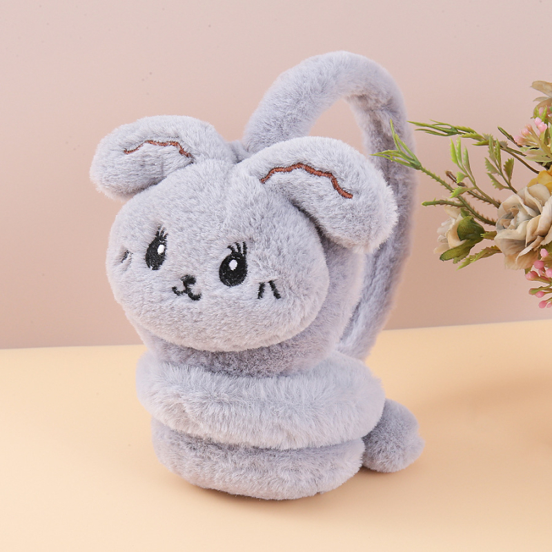 Őszi és téli plüss meleg fülvédők aranyos rajzfilm fülvédők hidegálló fülvédő nyuszi fülek