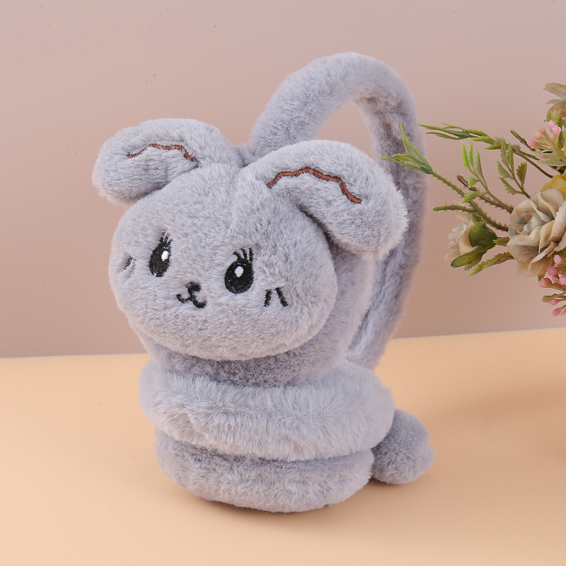 Őszi és téli plüss meleg fülvédők aranyos rajzfilm fülvédők hidegálló fülvédő nyuszi fülek