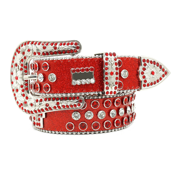 2024-es európai és amerikai határokon átnyúló strasszos öv férfi gyémánt öv női punk divat személyiség divatos villám gyémánt széles öv nőknek