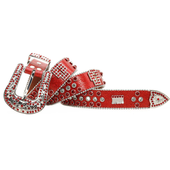 2024-es európai és amerikai határokon átnyúló strasszos öv férfi gyémánt öv női punk divat személyiség divatos villám gyémánt széles öv nőknek