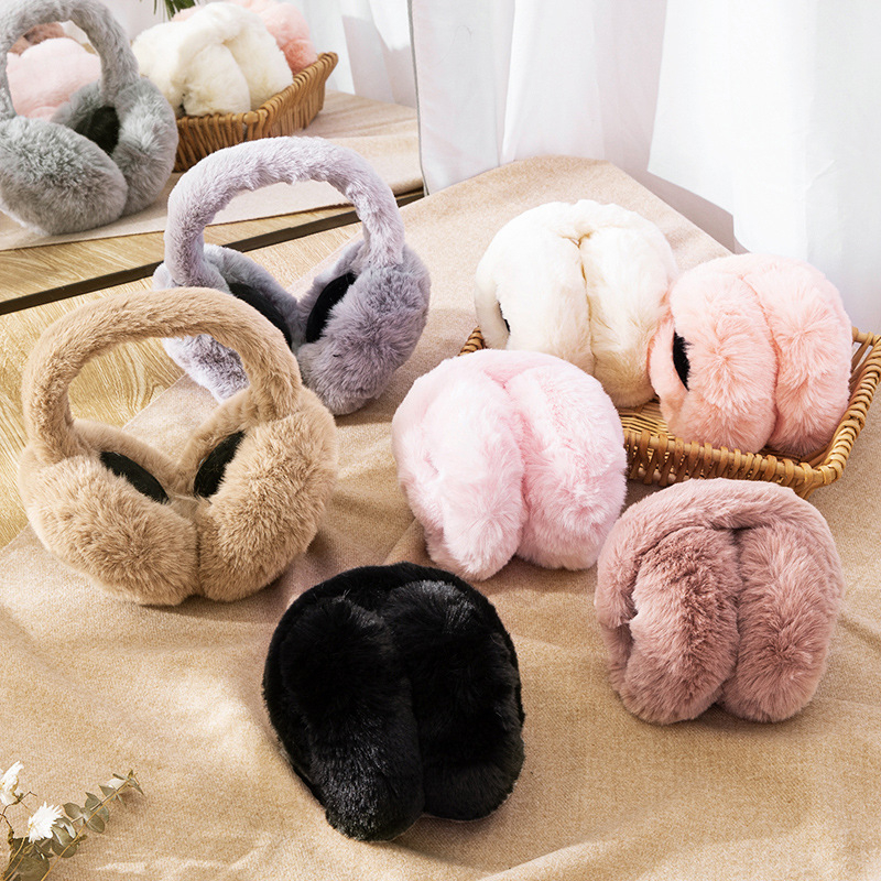 Fülvédők Női téli összecsukható fülvédők Téli meleg fülvédelem Meleg koreai stílusú fülvédők Női fagyálló fülvédő Fülvédő