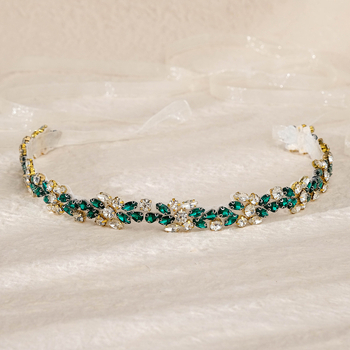 Európai és amerikai divatos menyasszonyi öv, retró esküvői ruha derékpánt, kézzel készített gyémánt ékszerek, strasszos vékony öv