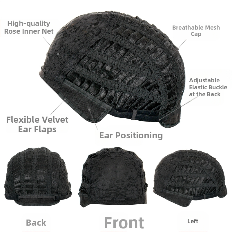 Трансгранична европейска и американска перука Amazon нова мъжка перука черна химически влакна къса перука мъжка коса производител на склад