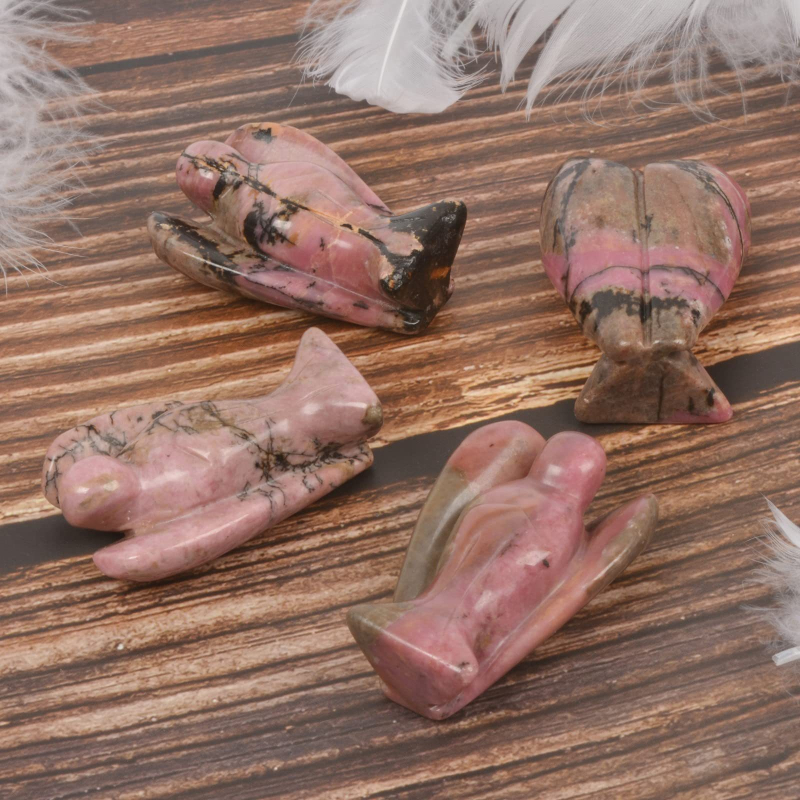 Piiriülene kuummüük kristall-ingli nikerdamiseks naturaalsest kristallist oonüksi kivist nikerdustükid ingli kodu