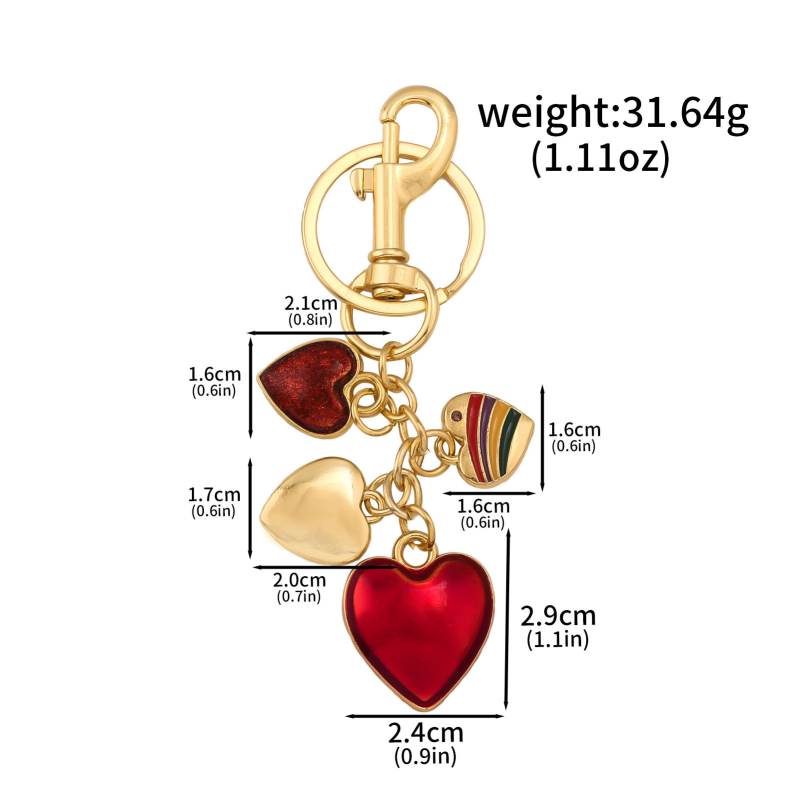 Külkereskedelmi népszerű pár piros fekete cseresznye kristály táska csillogó kulcstartó luxus női homár dupla csat