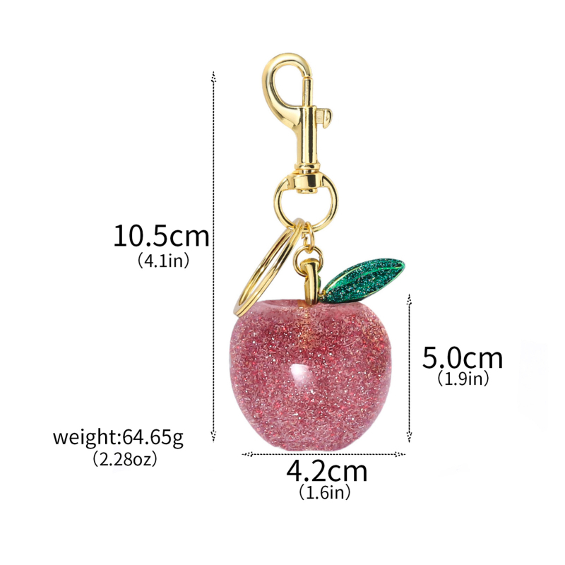 Külkereskedelmi népszerű pár piros fekete cseresznye kristály táska csillogó kulcstartó luxus női homár dupla csat