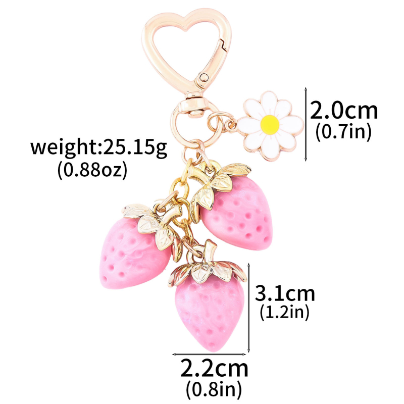 Külkereskedelmi népszerű pár piros fekete cseresznye kristály táska csillogó kulcstartó luxus női homár dupla csat