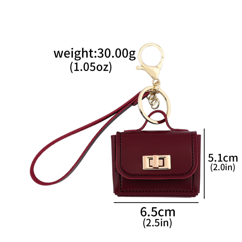 Külkereskedelmi népszerű pár piros fekete cseresznye kristály táska csillogó kulcstartó luxus női homár dupla csat