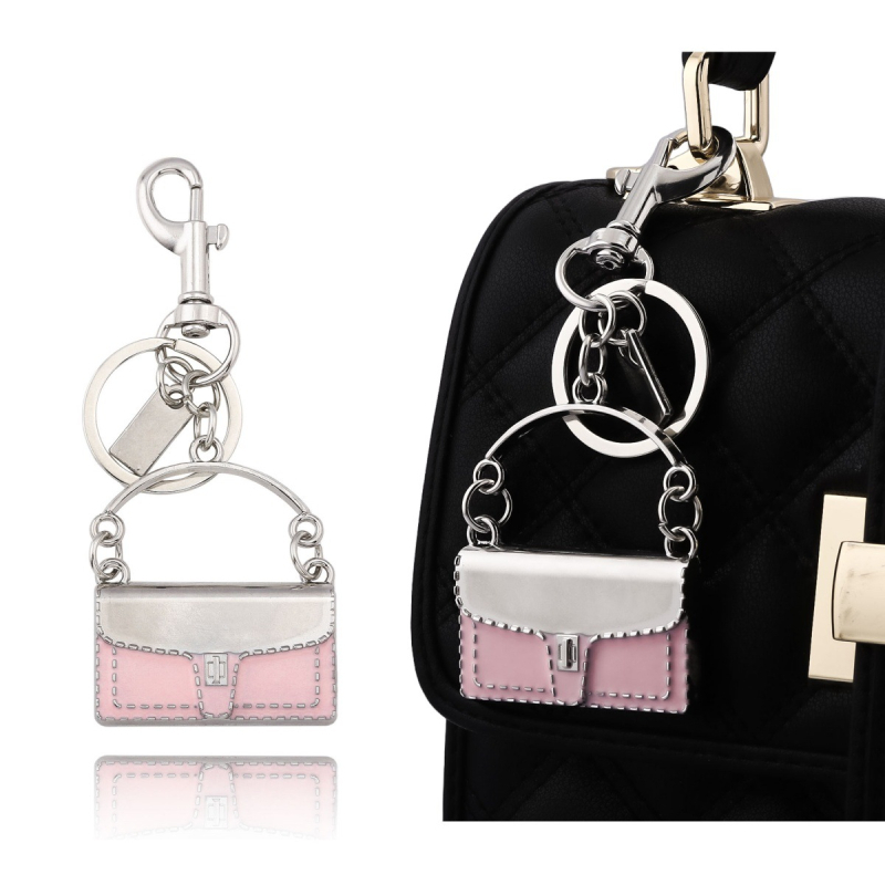 Külkereskedelmi népszerű pár piros fekete cseresznye kristály táska csillogó kulcstartó luxus női homár dupla csat