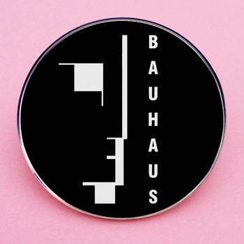 Bauhaus rockzenekar bross gótikus punk zenei kitűző fémötvözetből készült jelvény kiegészítők