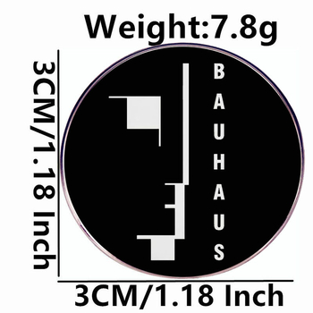 Bauhaus rockzenekar bross gótikus punk zenei kitűző fémötvözetből készült jelvény kiegészítők