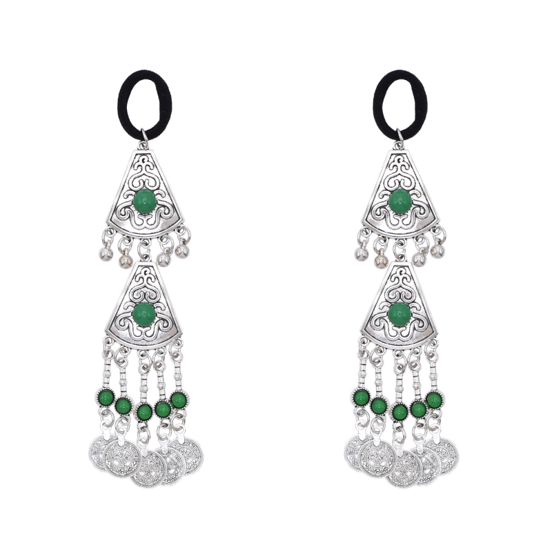 Kazah hercegnő egzotikus hajkiegészítők Retro régi fejdíszek Etnikai stílusú ötvözet hajöv Utazási fotókiegészítők