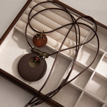 Europietiškas ir amerikietiškas bohemiškas dvigubo sluoksnio apvalaus lanko vėrinys moterims, retro stiliaus, ilgas, paprastas megztinis, skirtas moterims