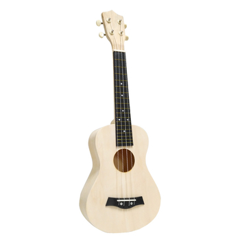 isetehtud väike kitarr lastele 21-tolline ukulele käsitöömaterjalist kott puidust muusikariista mänguasi maalitud grafiti hulgimüük