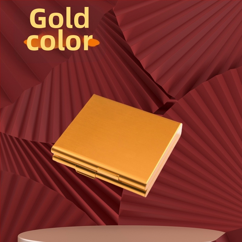 Laifu összecsukható cigarettatartó, ultravékony alumíniumötvözetből, kétoldalas, összecsukható, 20 darabos, durva cigarettatartó, divatos, kiváló férfi cigarettatartó