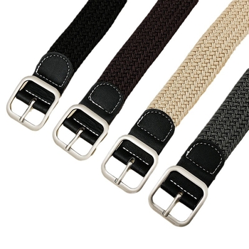 Szuper kényelmes, egyszerű, laza, lyuk nélküli, rugalmas öv, lezser öv, férfi és női diákszülőknek, szőtt nadrágöv, új, koreai