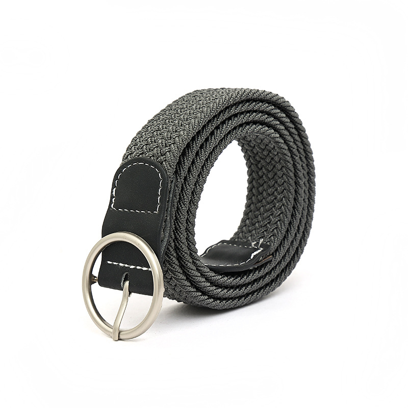 Szuper kényelmes, egyszerű, laza, lyuk nélküli, rugalmas öv, lezser öv, férfi és női diákszülőknek, szőtt nadrágöv, új, koreai