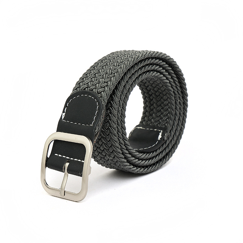 Szuper kényelmes, egyszerű, laza, lyuk nélküli, rugalmas öv, lezser öv, férfi és női diákszülőknek, szőtt nadrágöv, új, koreai