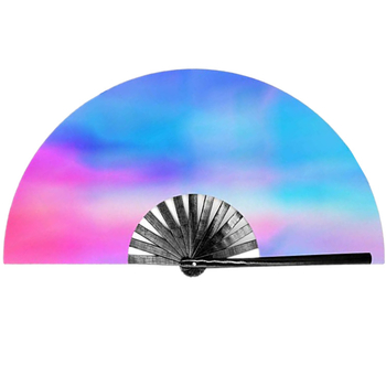 13-tolline bambusest luust Tai Chi ventilaator, suur reklaamventilaatori rõngasventilaator, võitluskunstide ventilaator, fluorestseeruv kokkupandav ventilaator