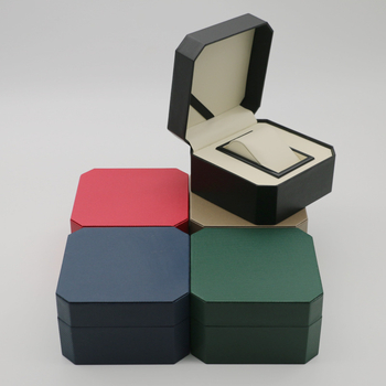 Ελαφρύ πολυτελές οκταγωνικό κουτί ρολογιών μόδας Flip ρολόι κουτί αποθήκευσης κουτί ρολογιών βραχιόλι κοσμήματα συσκευασία κουτί ρολογιών