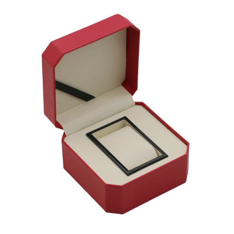 Ελαφρύ πολυτελές οκταγωνικό κουτί ρολογιών μόδας Flip ρολόι κουτί αποθήκευσης κουτί ρολογιών βραχιόλι κοσμήματα συσκευασία κουτί ρολογιών