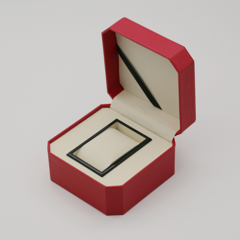 Ελαφρύ πολυτελές οκταγωνικό κουτί ρολογιών μόδας Flip ρολόι κουτί αποθήκευσης κουτί ρολογιών βραχιόλι κοσμήματα συσκευασία κουτί ρολογιών