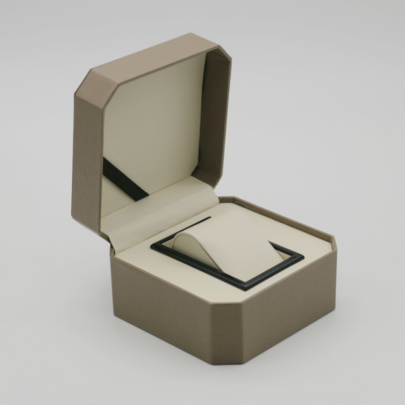 Ελαφρύ πολυτελές οκταγωνικό κουτί ρολογιών μόδας Flip ρολόι κουτί αποθήκευσης κουτί ρολογιών βραχιόλι κοσμήματα συσκευασία κουτί ρολογιών