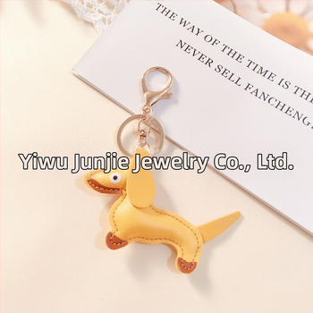 Διασυνοριακή Amazon Νέα PU Dachshund Σκύλος Μπρελόκ Τσάντα με Σχοινί Κρεμαστή Τσάντα για Κούκλες Διακοσμητική Δερμάτινη Κρεμαστή Tide