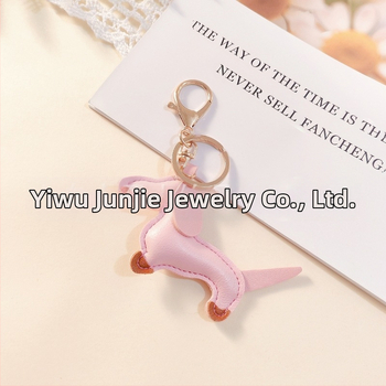 Διασυνοριακή Amazon Νέα PU Dachshund Σκύλος Μπρελόκ Τσάντα με Σχοινί Κρεμαστή Τσάντα για Κούκλες Διακοσμητική Δερμάτινη Κρεμαστή Tide