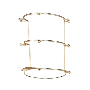 Βάση επίδειξης νυφικής τιάρας με στέμμα, χρυσή μεταλλική ειδική βάση επίδειξης στέμματος, βάση επίδειξης για στεφάνια μαλλιών