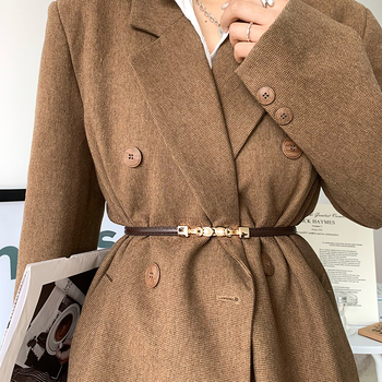 Női öv, finom, díszes ruha, egyszerű divatos, mindenhez illő ruha, pulóver, koreai ruha, női öv, kis öv