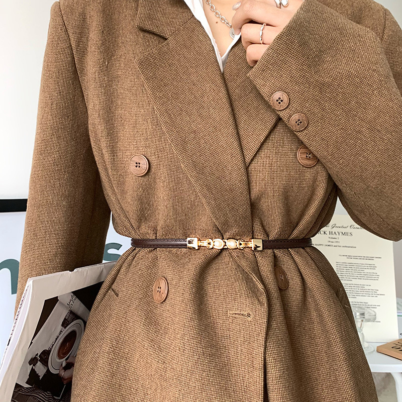 Női öv, finom, díszes ruha, egyszerű divatos, mindenhez illő ruha, pulóver, koreai ruha, női öv, kis öv