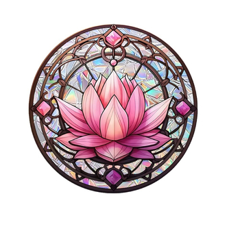 Ristpiiriline papagoi, mesilane, lootos, roos, vikerkaar, projektsioonprisma, elektrostaatiline klaasist kleebis, päikesevalgusepüüdja, elektrostaatiline klaasist kleebis