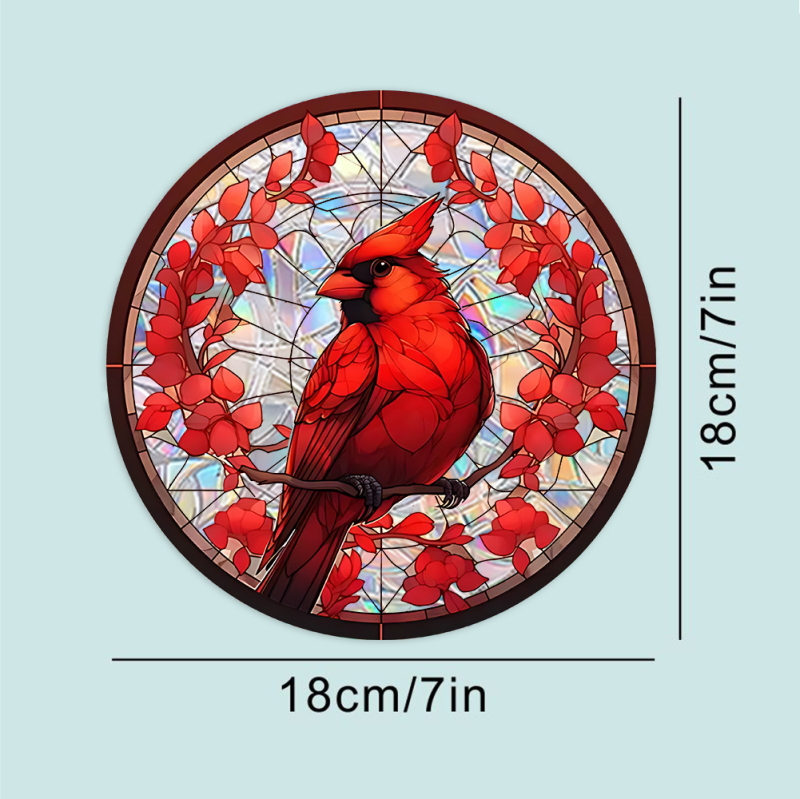 Ristpiiriline papagoi, mesilane, lootos, roos, vikerkaar, projektsioonprisma, elektrostaatiline klaasist kleebis, päikesevalgusepüüdja, elektrostaatiline klaasist kleebis