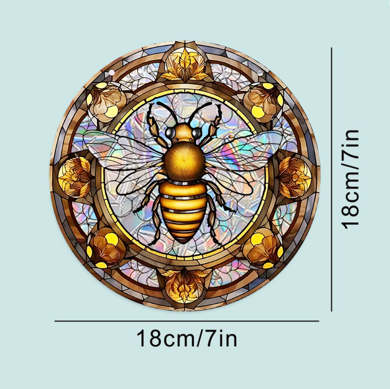 Ristpiiriline papagoi, mesilane, lootos, roos, vikerkaar, projektsioonprisma, elektrostaatiline klaasist kleebis, päikesevalgusepüüdja, elektrostaatiline klaasist kleebis