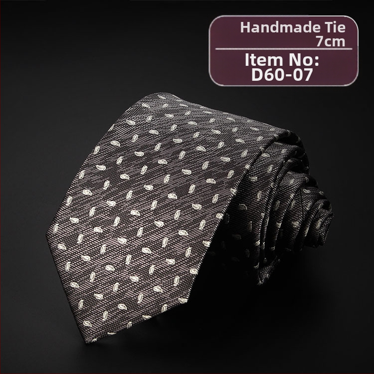 Férfi határokon átnyúló, üzleti, professzionális nyakkendő, kockás, többszínű, nyílmintás, pamut, 7 cm-es kézi nyakkendő