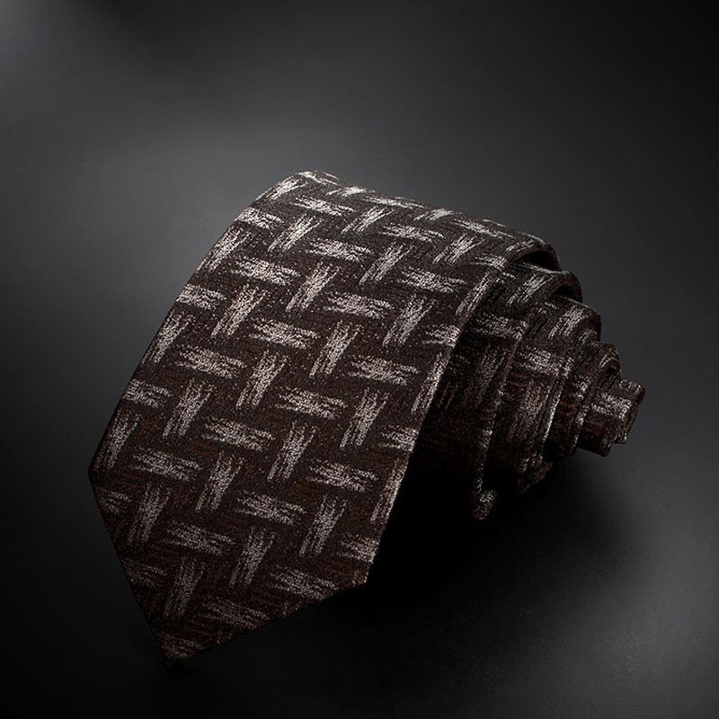 Férfi határokon átnyúló, üzleti, professzionális nyakkendő, kockás, többszínű, nyílmintás, pamut, 7 cm-es kézi nyakkendő