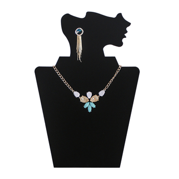 Πλαϊνή φανελένια βάση επίδειξης κοσμημάτων, σκουλαρίκια κολιέ, βάση επίδειξης κοσμημάτων, βάση επίδειξης κοσμημάτων, στηρίγματα επίδειξης κοσμημάτων