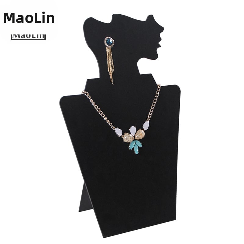 Šoninė flanelė papuošalų demonstracinė lentynėlė, karoliai, auskarai, demonstracinė lenta, papuošalų pakabukų lentynėlė, papuošalų demonstracinės lentynėlės rekvizitai