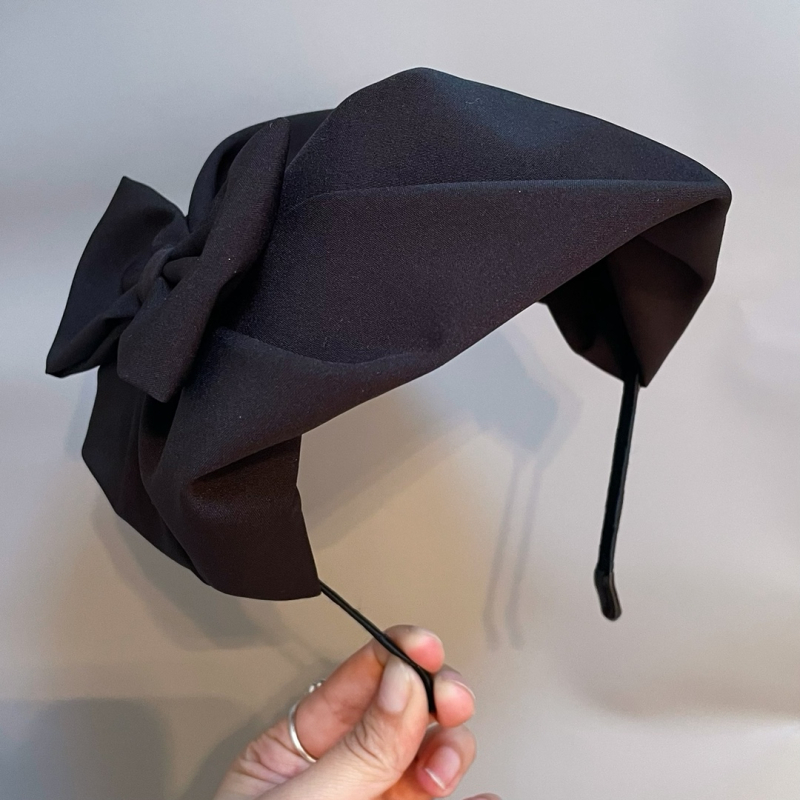 Tavaszi és nyári új Xiangyun fonalból készült, lélegző fél sapka, fejpánt, fekete, sokoldalú, elegáns, plus size, fehér hajat takaró fejpánt, hajkiegészítők, divatos